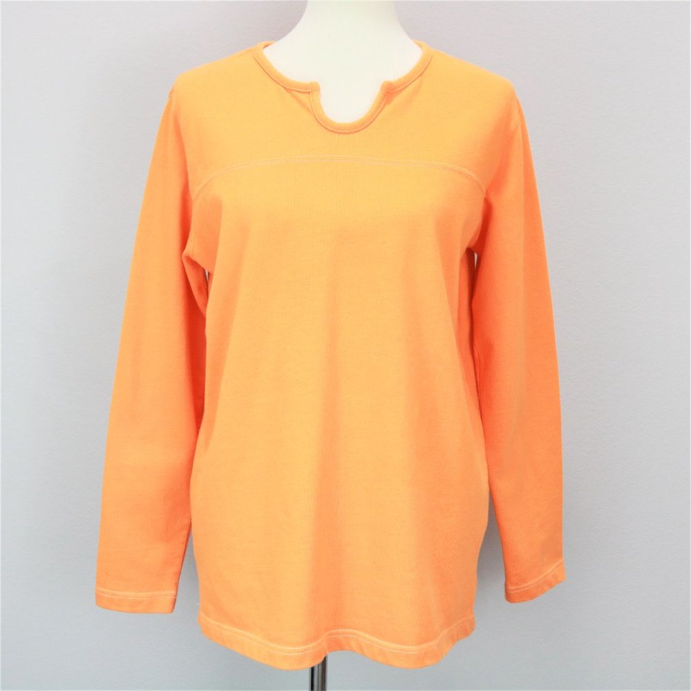 Adidas Orange Long Sleeve Top